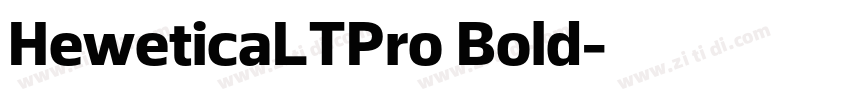 HeweticaLTPro Bold字体转换